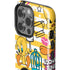 Looney Tunes Tweety and Sylvester Striped Patches iPhone 15 Pro Impact Case